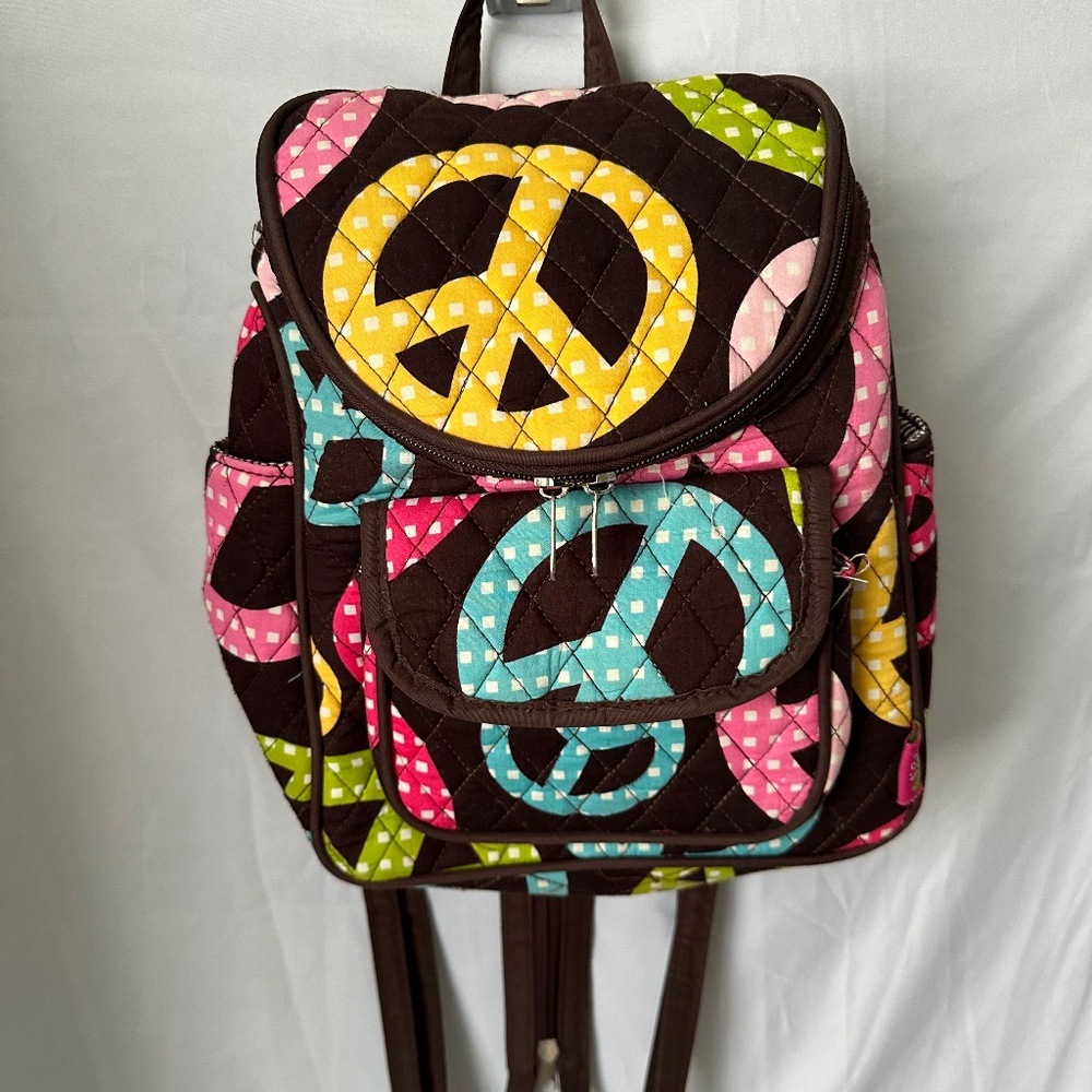 N.Gil Multi color mini back pack/ travel purse